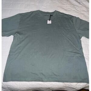 Supply And Demand New York City Moonstone BF T Shirt Womens XL Dusty Teal Green